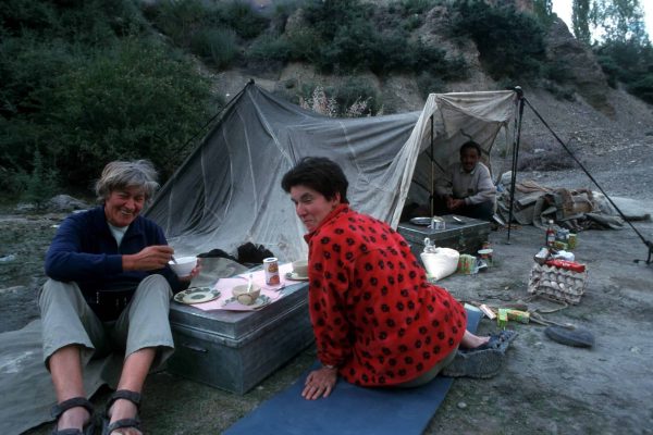 Fallschirm als Zelt - Trekking-Tour, Ladakh, Indischer Himalaya