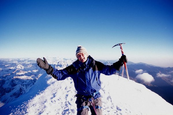 Gipfelglück -  Huayna Potosí, 6088m,  Bolivien